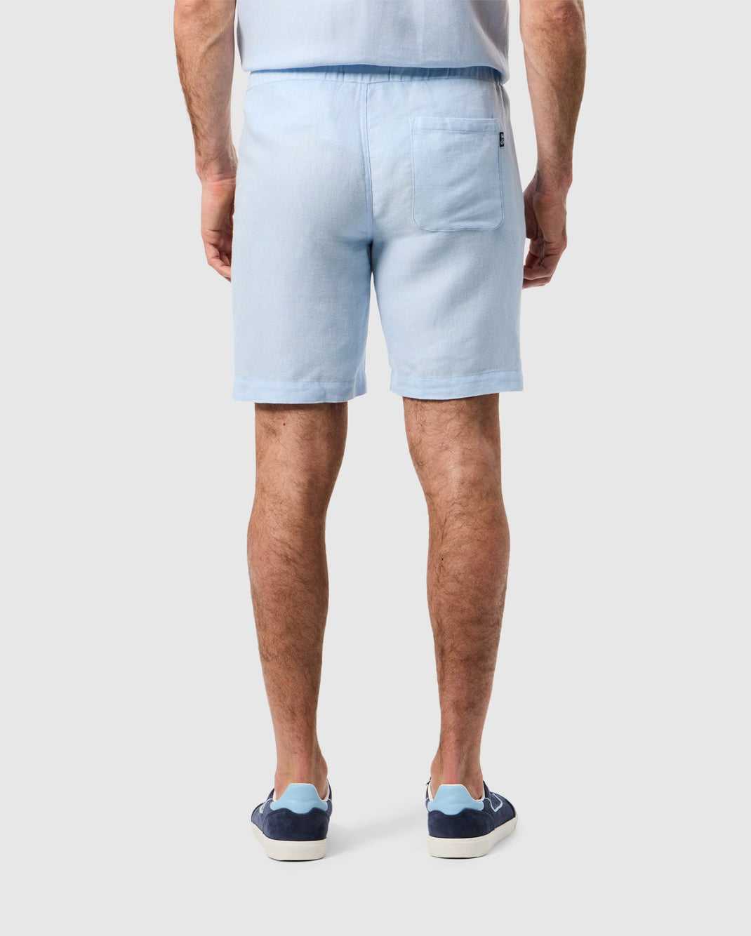 Short Psycho Bunny Windcrest Linen Short Windsurfer Homme | KQT-57857943